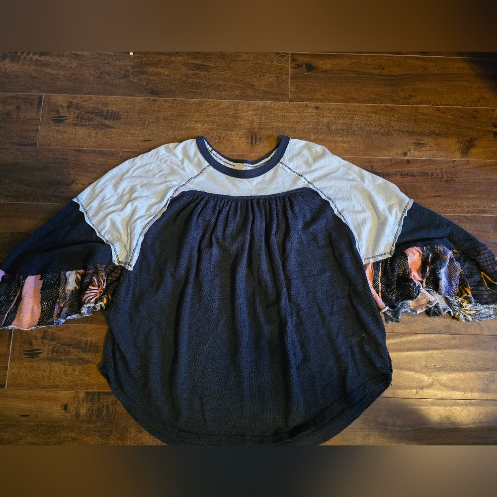 BOGO We The Free Boho Baseball Top